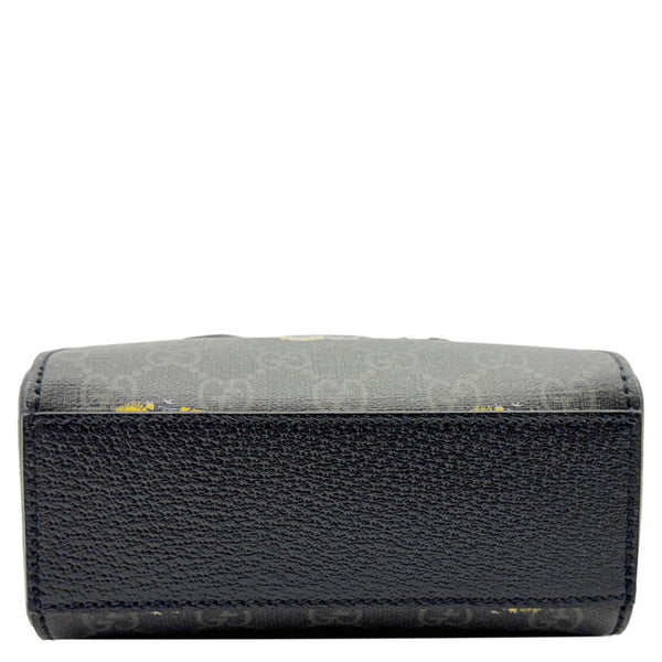 Gucci Interlocking GG Mini Supreme Tiger Printed Canvas Tote Bag Gray 696010