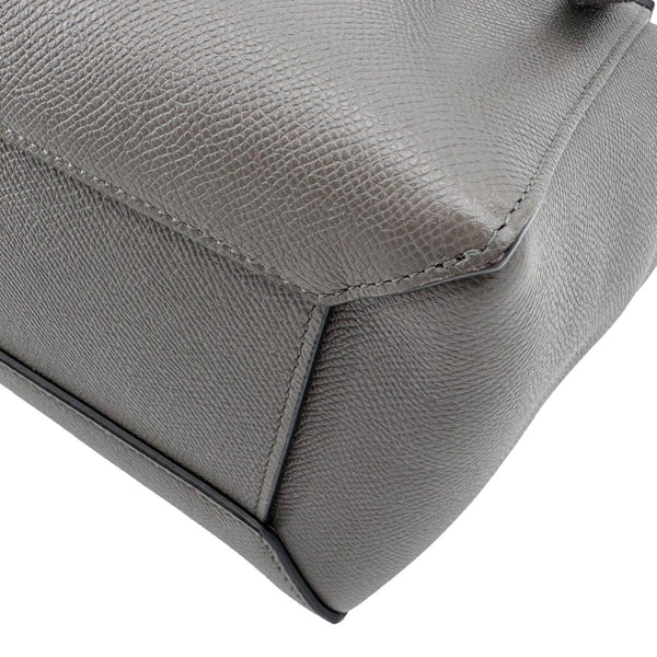 CELINE Micro Belt Grained Leather Shoulder Bag Grey