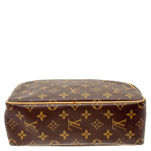 LOUIS VUITTON Toiletry 25 Monogram Canvas Cosmetic Pouch Brown