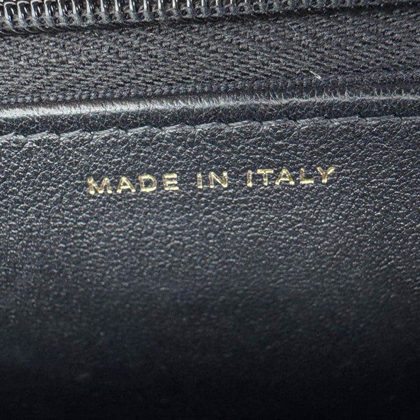 CHANEL Pillow Crush Quilted Lambskin Leather WOC Crossbody Bag Black