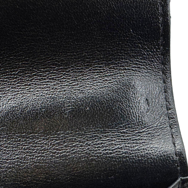 CHANEL Pillow Crush Quilted Lambskin Leather WOC Crossbody Bag Black