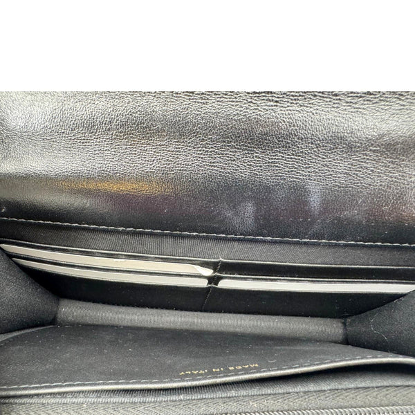 CHANEL Pillow Crush Quilted Lambskin Leather WOC Crossbody Bag Black