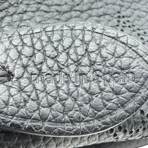 LOUIS VUITTON Bella Mahina Perforated Calf Leather Tote Shoulder Bag Black