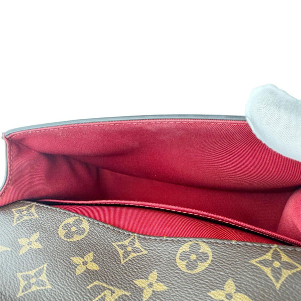 LOUIS VUITTON Cherrywood BB Vernis Leather Crossbody Bag Red