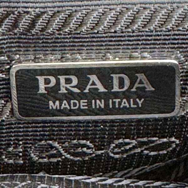 PRADA Triangle Leather Clutch Yellow