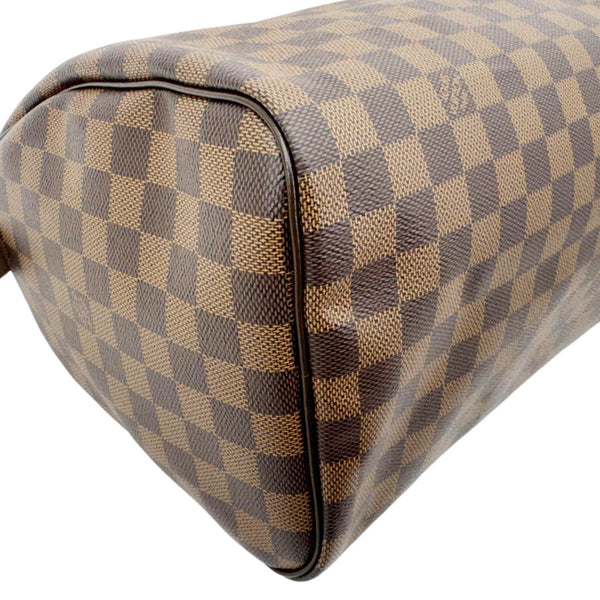 LOUIS VUITTON Speedy 30 Damier Ebene Satchel Bag Brown