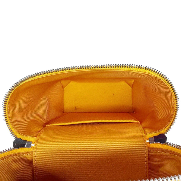 LOUIS VUITTON Vertical Box Trunk Leather Shoulder Bag Yellow
