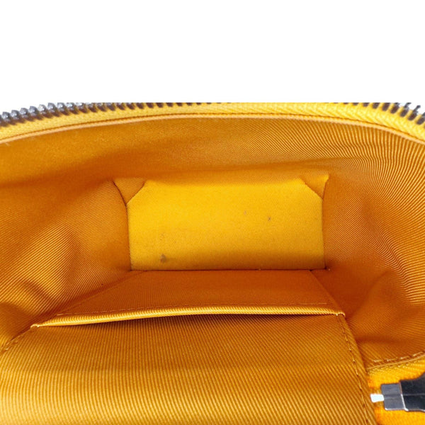 LOUIS VUITTON Vertical Box Trunk Leather Shoulder Bag Yellow