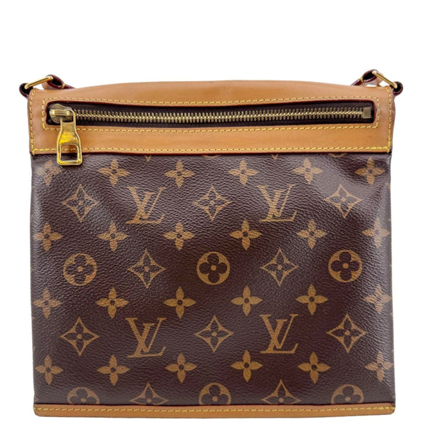 LOUIS VUITTON Saumur PM Monogram Canvas Messenger Bag Brown