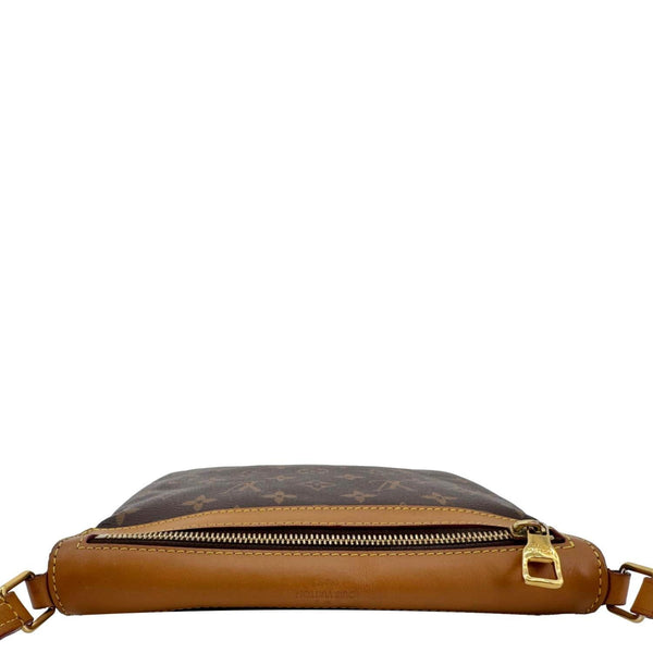 LOUIS VUITTON Saumur PM Monogram Canvas Messenger Bag Brown