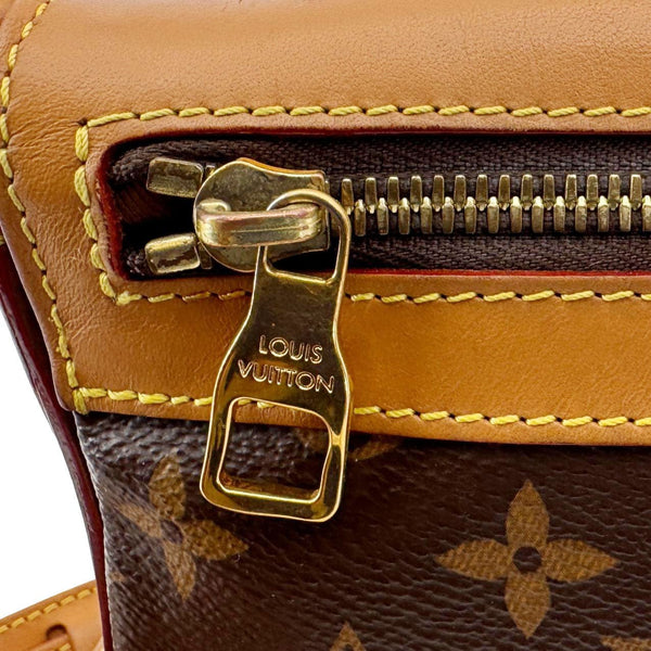 LOUIS VUITTON Saumur PM Monogram Canvas Messenger Bag Brown