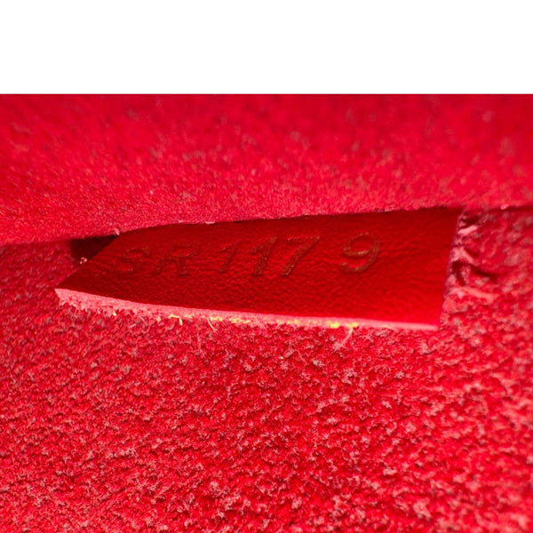 LOUIS VUITTON Neonoe MM Monogram Canvas Shoulder Bag Red