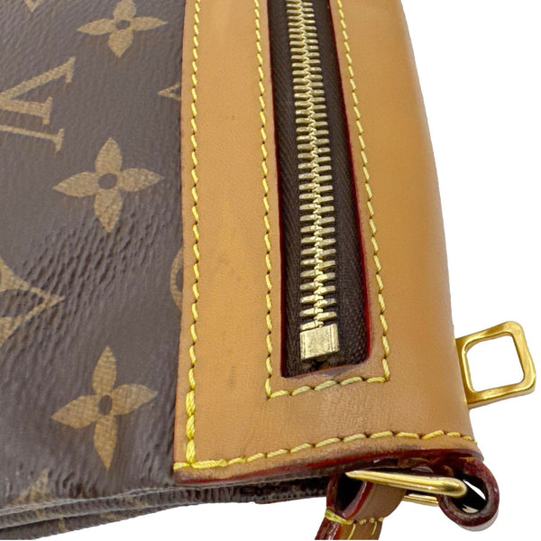 LOUIS VUITTON Saumur PM Monogram Canvas Messenger Bag Brown