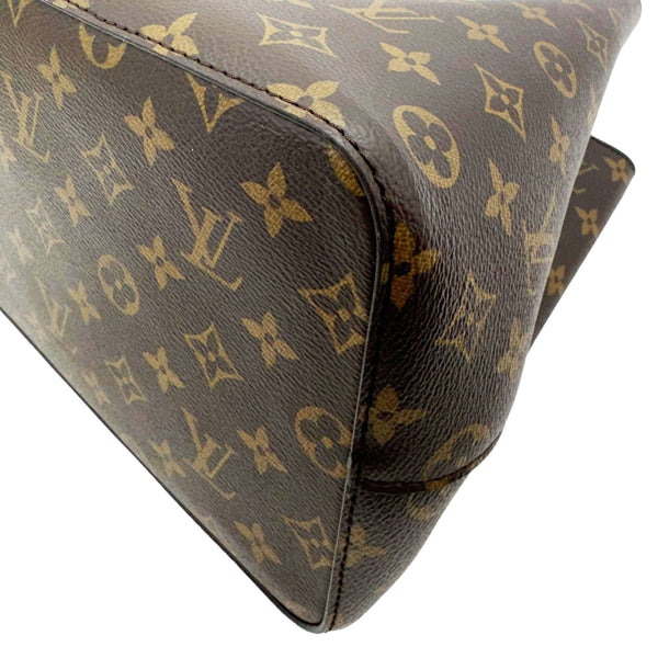 LOUIS VUITTON Neonoe MM Monogram Canvas Shoulder Bag Red