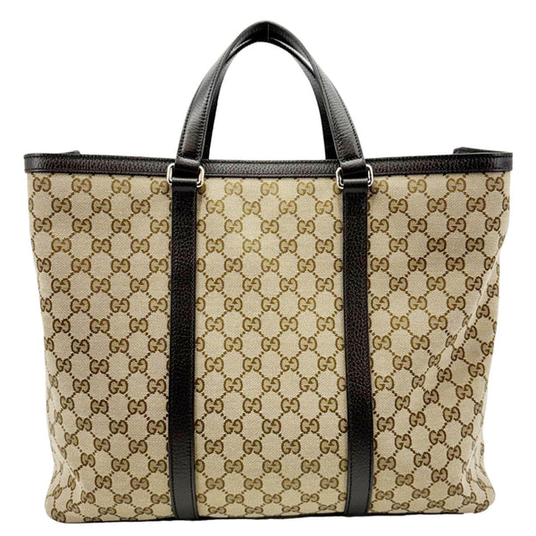 GUCCI Joy Large GG Supreme Canvas Shopping Tote Bag Beige 449169