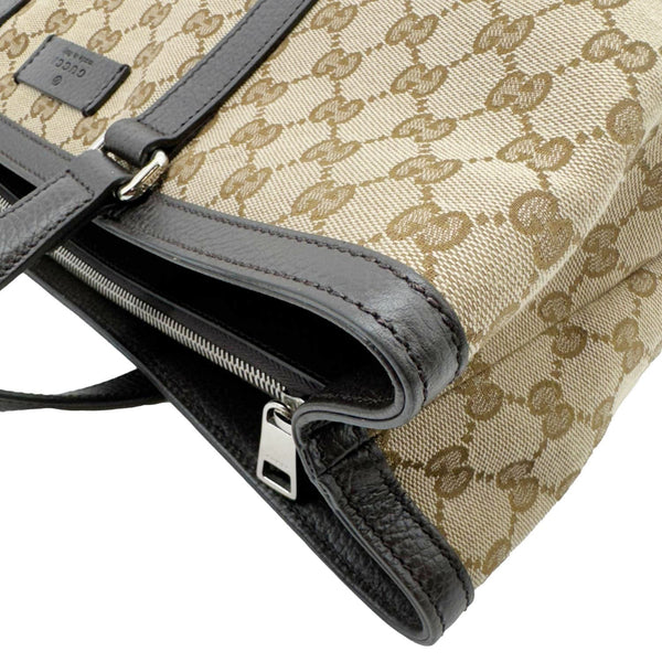 GUCCI Joy Large GG Supreme Canvas Shopping Tote Bag Beige 449169