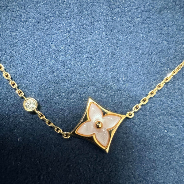 LOUIS VUITTON Color Blossom BB Star Pink Gold Bracelet Golden