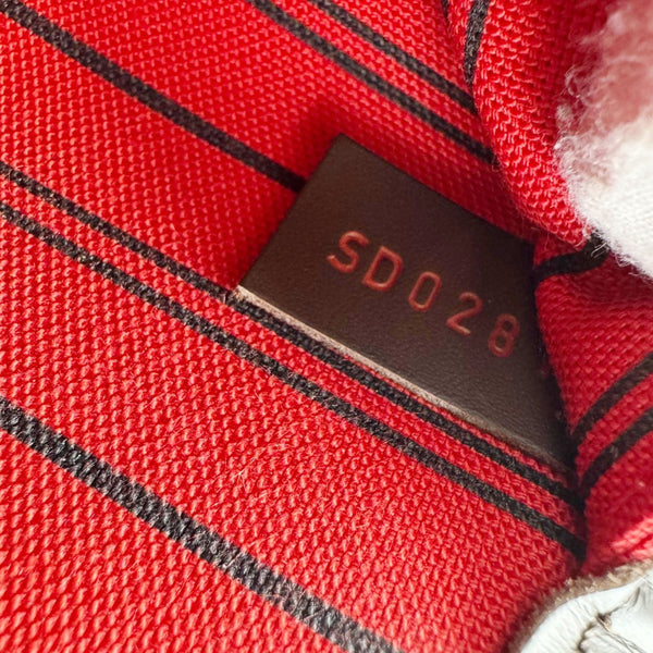 LOUIS VUITTON Neverfull GM Damier Ebene Tote Shoulder Bag Brown