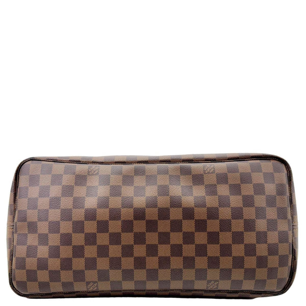 LOUIS VUITTON Neverfull GM Damier Ebene Tote Shoulder Bag Brown