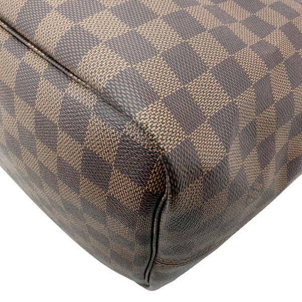LOUIS VUITTON Neverfull GM Damier Ebene Tote Shoulder Bag Brown