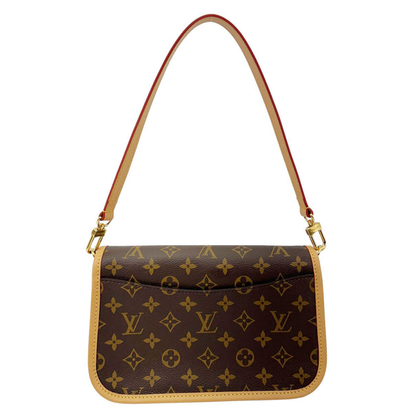 LOUIS VUITTON Diane Monogram Canvas Crossbody Bag Brown