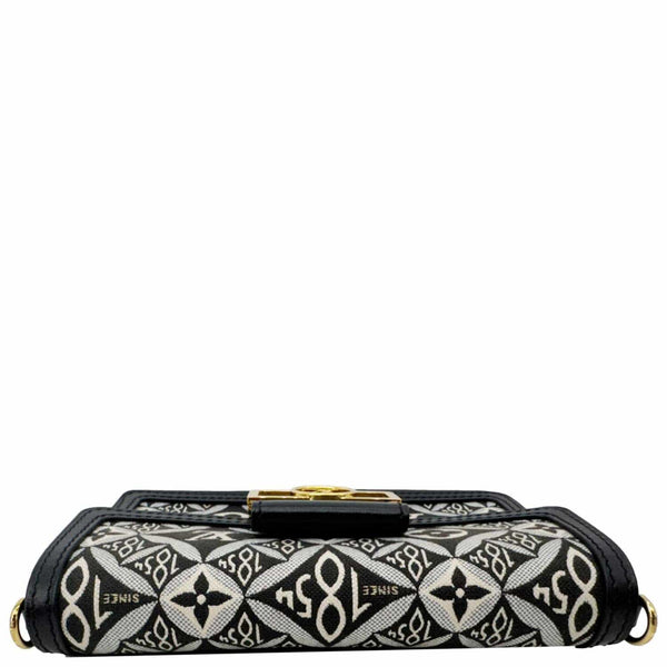 LOUIS VUITTON Dauphine Since 1854 Jacquard Chain Wallet Black