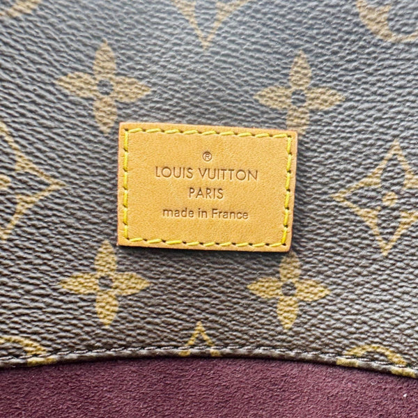 LOUIS VUITTON Melie Monogram Canvas Hobo Bag Brown