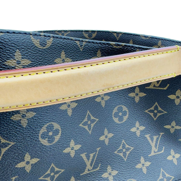 LOUIS VUITTON Melie Monogram Canvas Hobo Bag Brown
