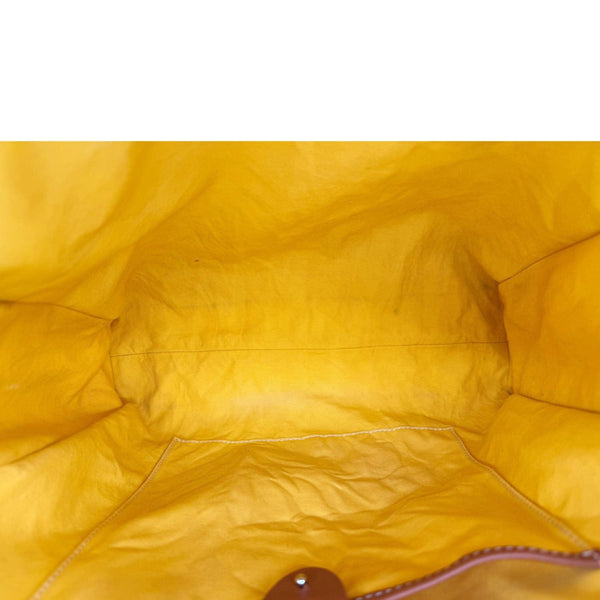 GOYARD Voltaire III Chevron Print Canvas Tote Bag Black