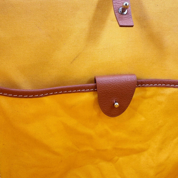 GOYARD Voltaire III Chevron Print Canvas Tote Bag Black