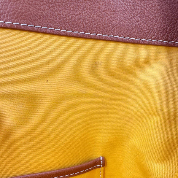 GOYARD Voltaire III Chevron Print Canvas Tote Bag Black