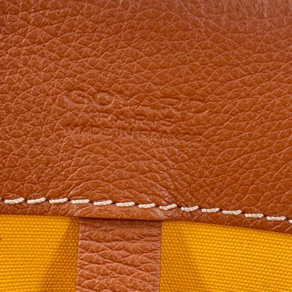 GOYARD Voltaire III Chevron Print Canvas Tote Bag Black