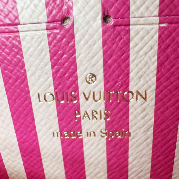 LOUIS VUITTON Christmas Animation Monogram Canvas Zippy Wallet Brown