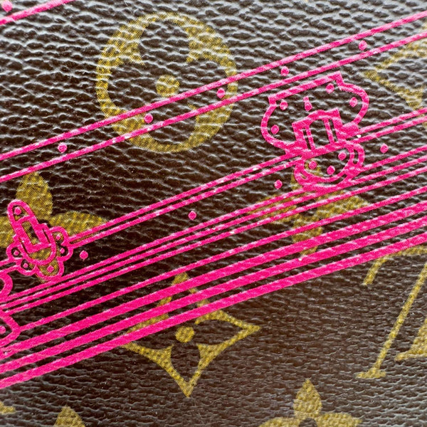 LOUIS VUITTON Christmas Animation Monogram Canvas Zippy Wallet Brown