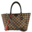 LOUIS VUITTON Caissa MM Damier Ebene Brown Tote Bag  front look