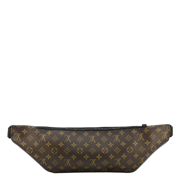 LOUIS VUITTON Christopher Monogram Macassar Brown Bumbag back side look