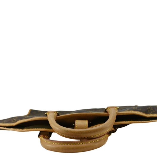 LOUIS VUITTON Monogram Canvas Garment Cover Brown upper side look