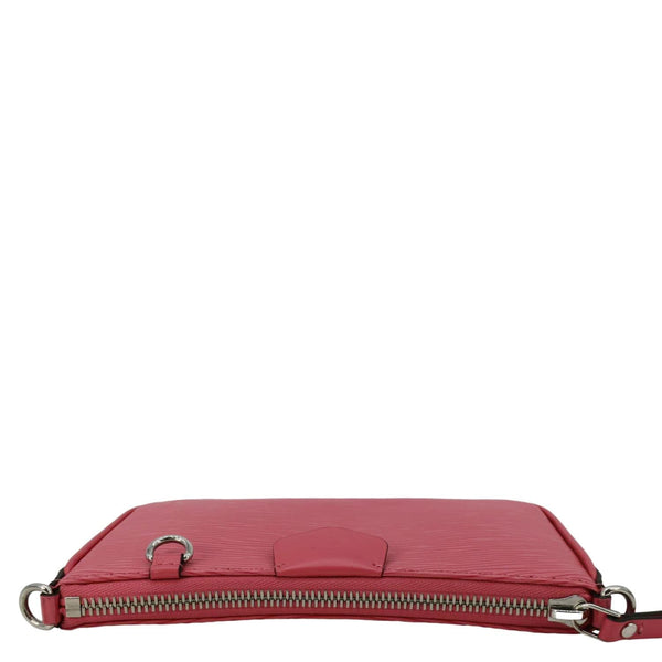 LV Easy Pouch On Strap Epi Leather Shoulder Bag Pouch Pink upper look