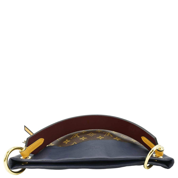 LV Tuileries Besace Monogram Canvas Shoulder Bag Black upper side look