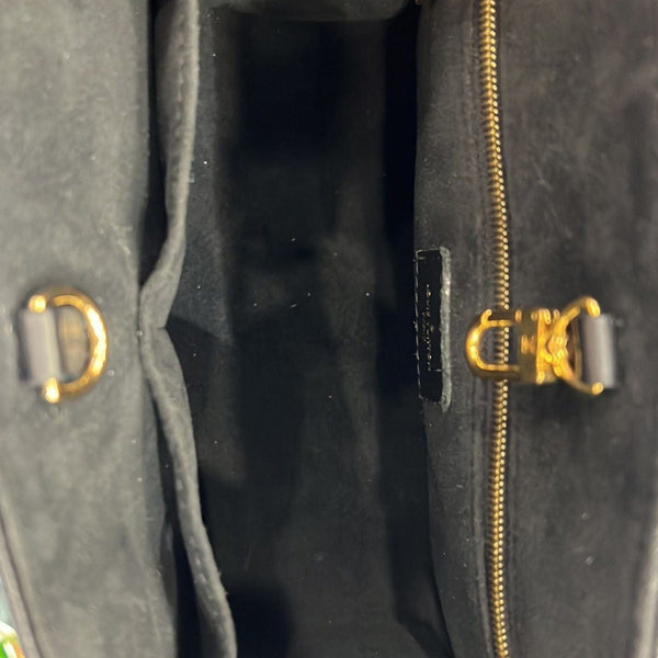 LOUIS VUITTON Onthego PM Monogram Empreinte Tote Shoulder Bag Black