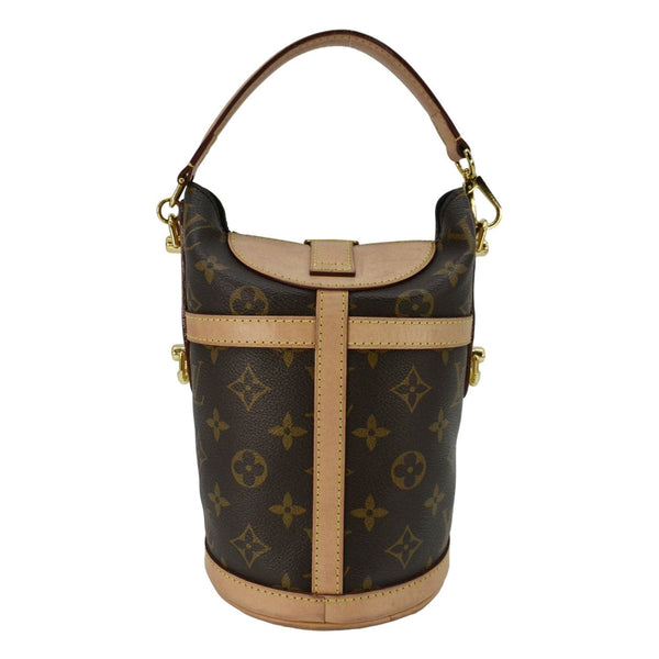 Louis Vuitton Monogram Canvas Brown Duffle Bag back side look
