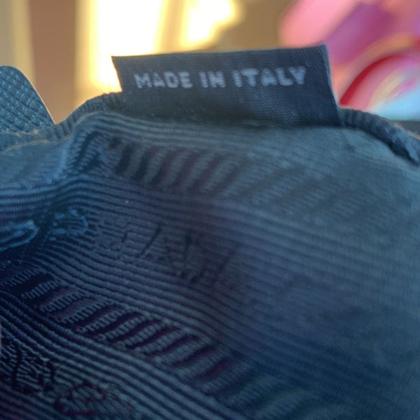 PRADA New Vela Nylon Shoulder Bag Black