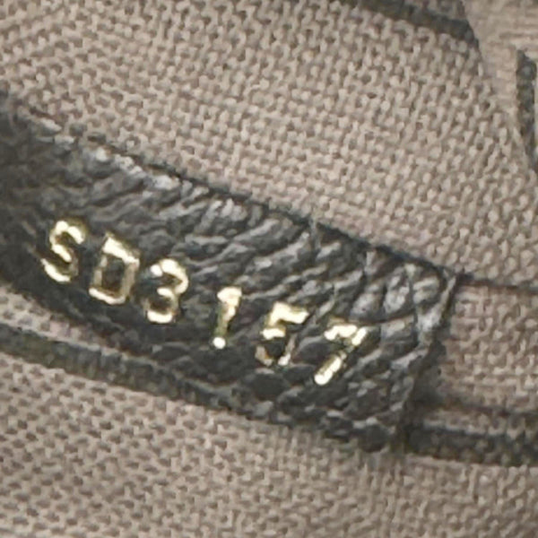 LOUIS VUITTON Metis Pochette Empreinte Leather Crossbody Bag Black