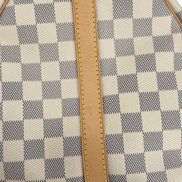 LOUIS VUITTON Speedy 30 Bandouliere Damier Azur Shoulder Bag White