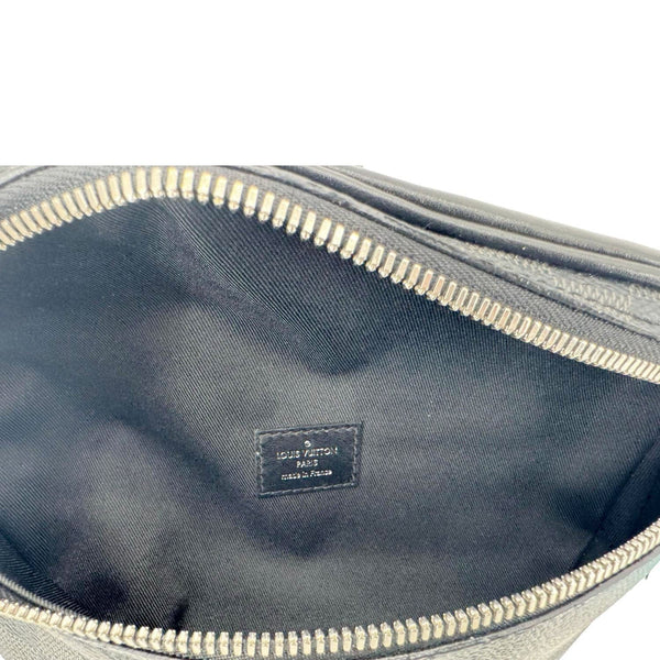LOUIS VUITTON Campus Damier Graphite Bumbag Black