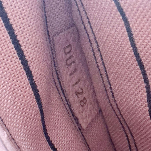 LOUIS VUITTON Metis Pochette Empreinte Leather Crossbody Bag Pink