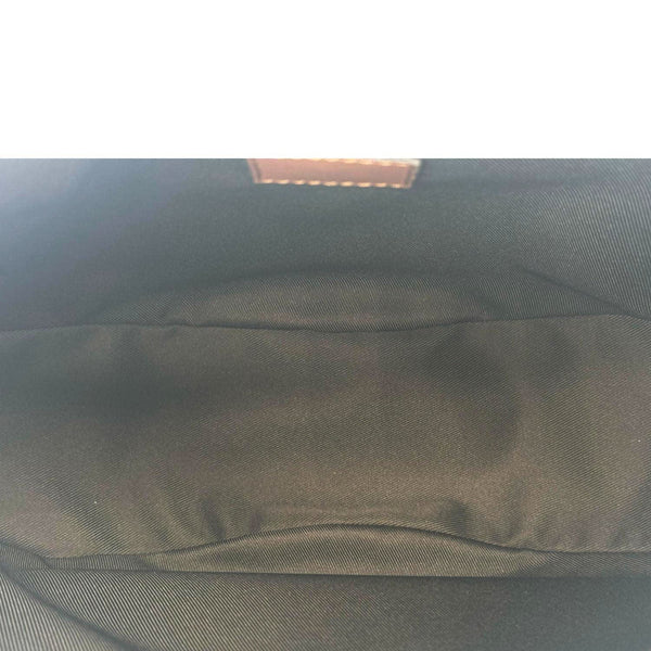 LOUIS VUITTON Loop Reverse Monogram Canvas Hobo Shoulder Bag Brown