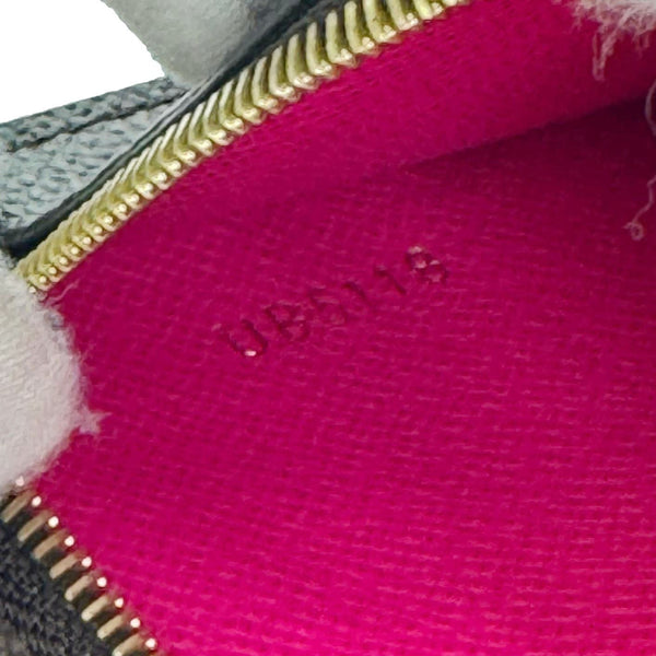 LOUIS VUITTON Christmas Animation Pochette Monogram Canvas Crossbody Bag Brown