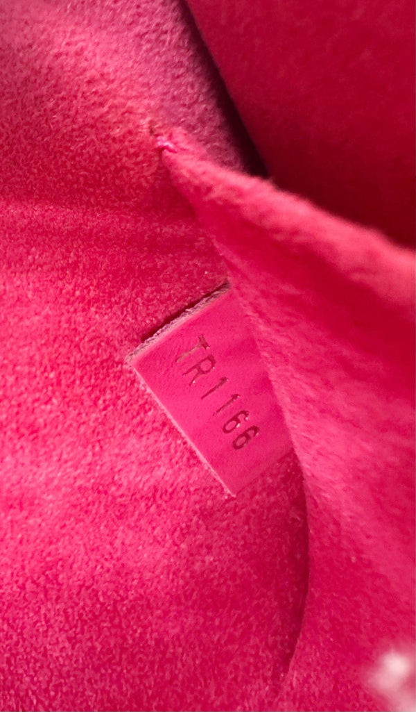 LOUIS VUITTON Louise PM Epi Leather Crossbody Bag Pink