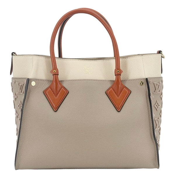 LOUIS VUITTON On My Side MM Monogram Tufting Shoulder Bag Galet